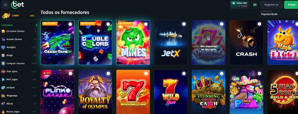 CBet JetX jogos